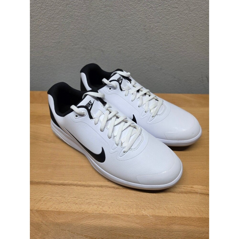 Nike Golf Shoes Men's US 9 White Black Spikeless CT0531-101 Comfort Fitsole